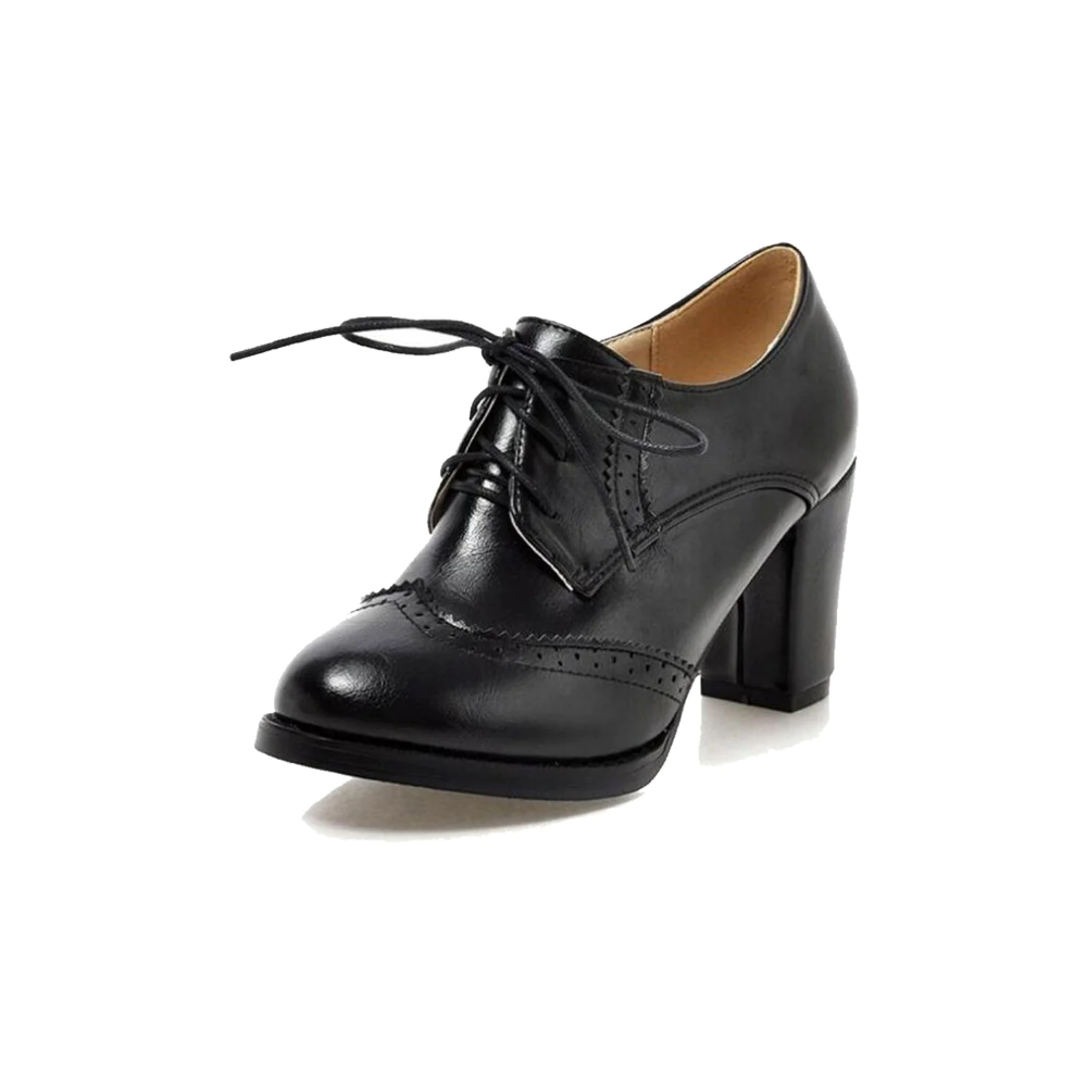 Atomic Vintage Oxford Block Heeled Shoes