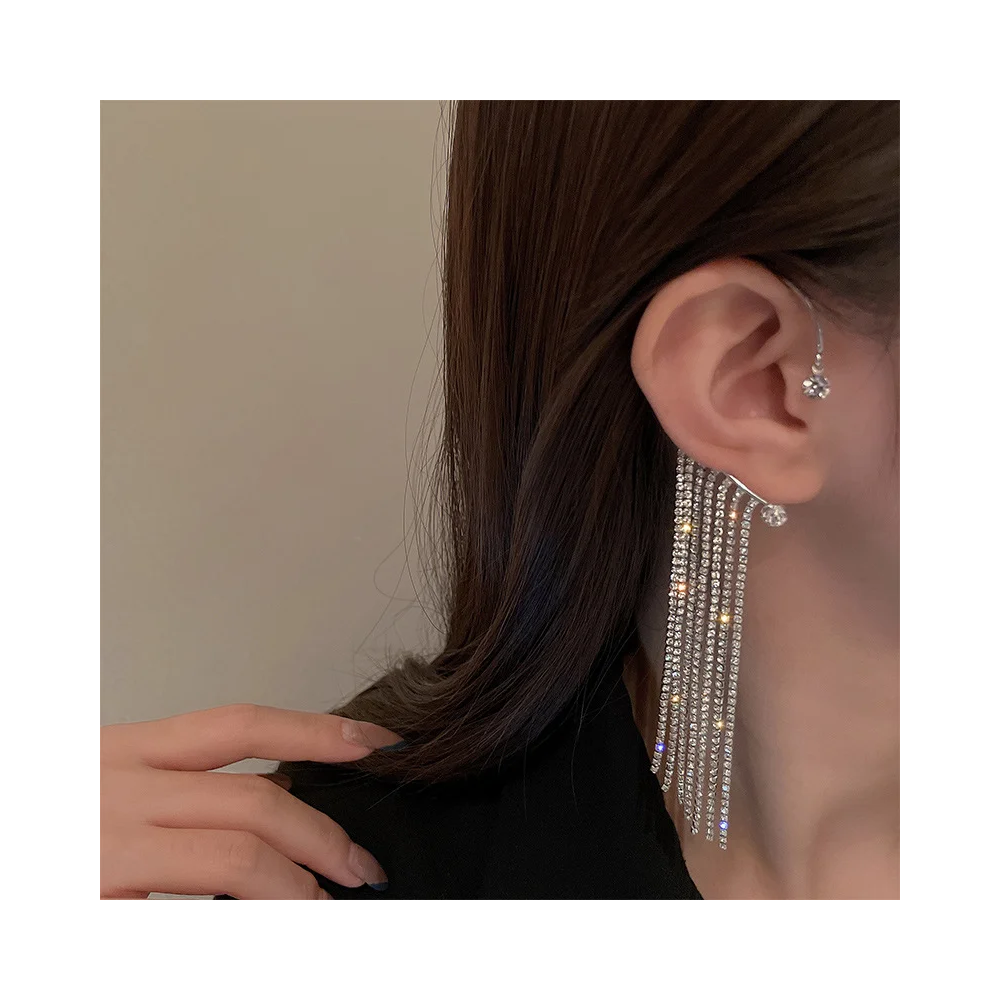 ⚡50% OFF-Black Friday Sale🔥 Butterfly Flower Tassel Shiny Zircon Earrings