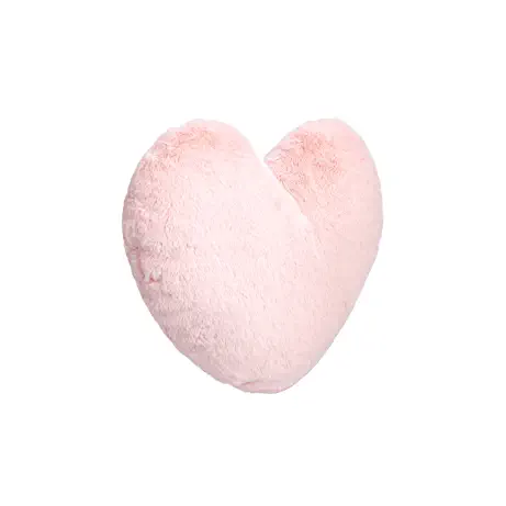 Amazon Basics Kids Decorative Pillow - Peony Pink Heart
