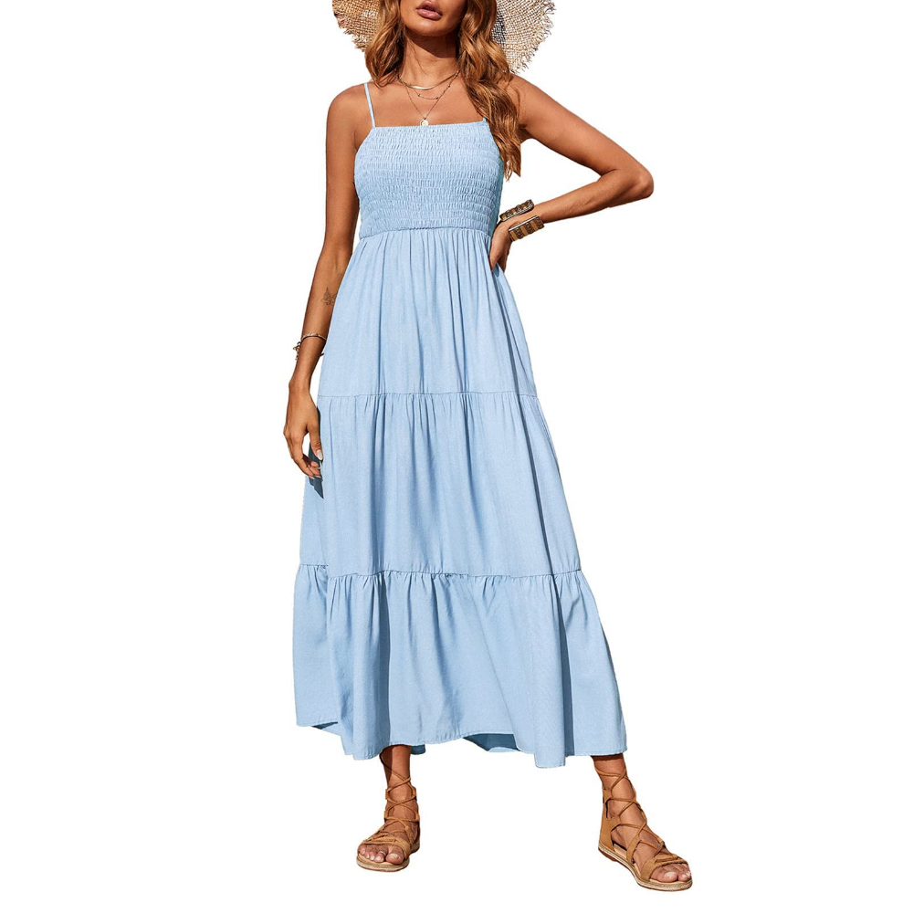 Women's Summer Casual Boho Sleeveless  Dresses