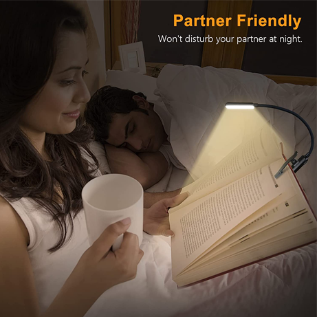Gritin 9 LED Rechargeable Book Light for Reading in Bed